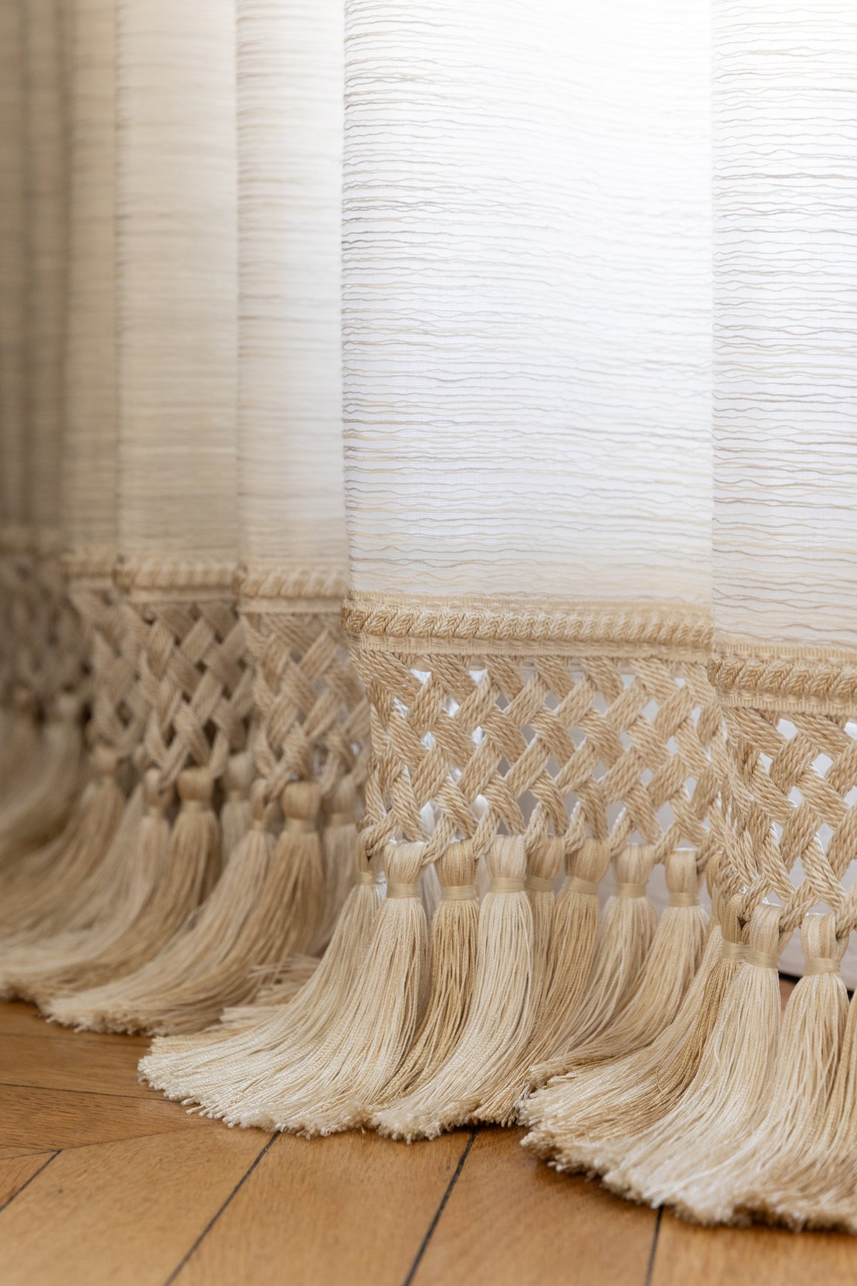 Samuel and Sons Bagatelle Tassel Skirt Fringe — scenography