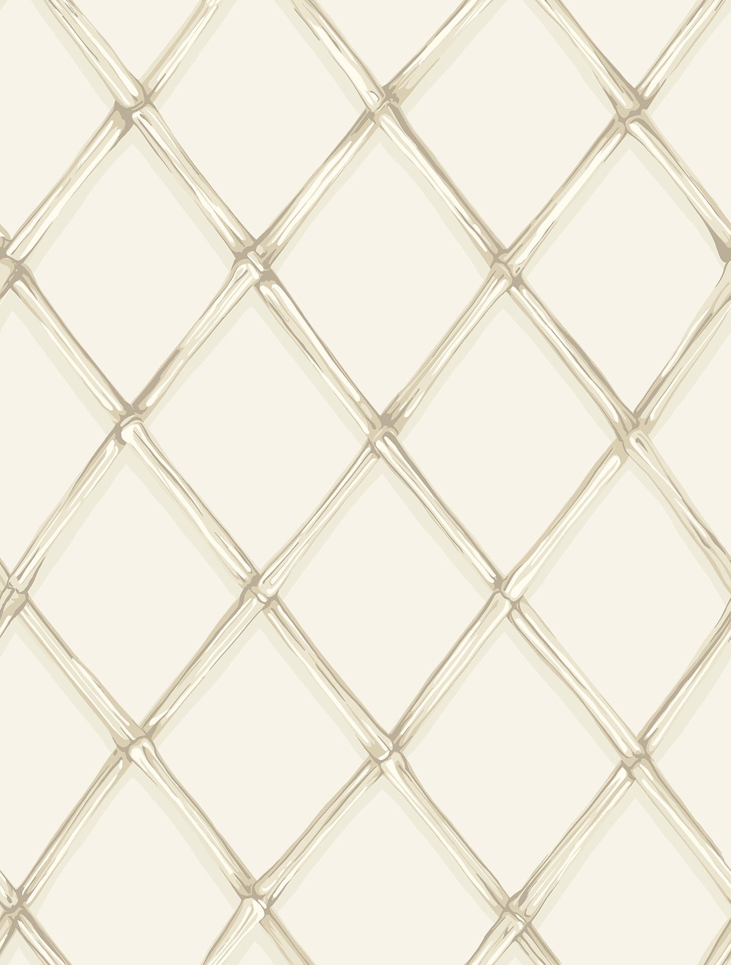 Cole & Son Bagatelle wallpaper - White
