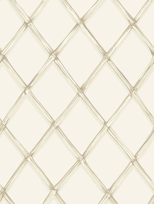 Cole & Son Bagatelle wallpaper - White