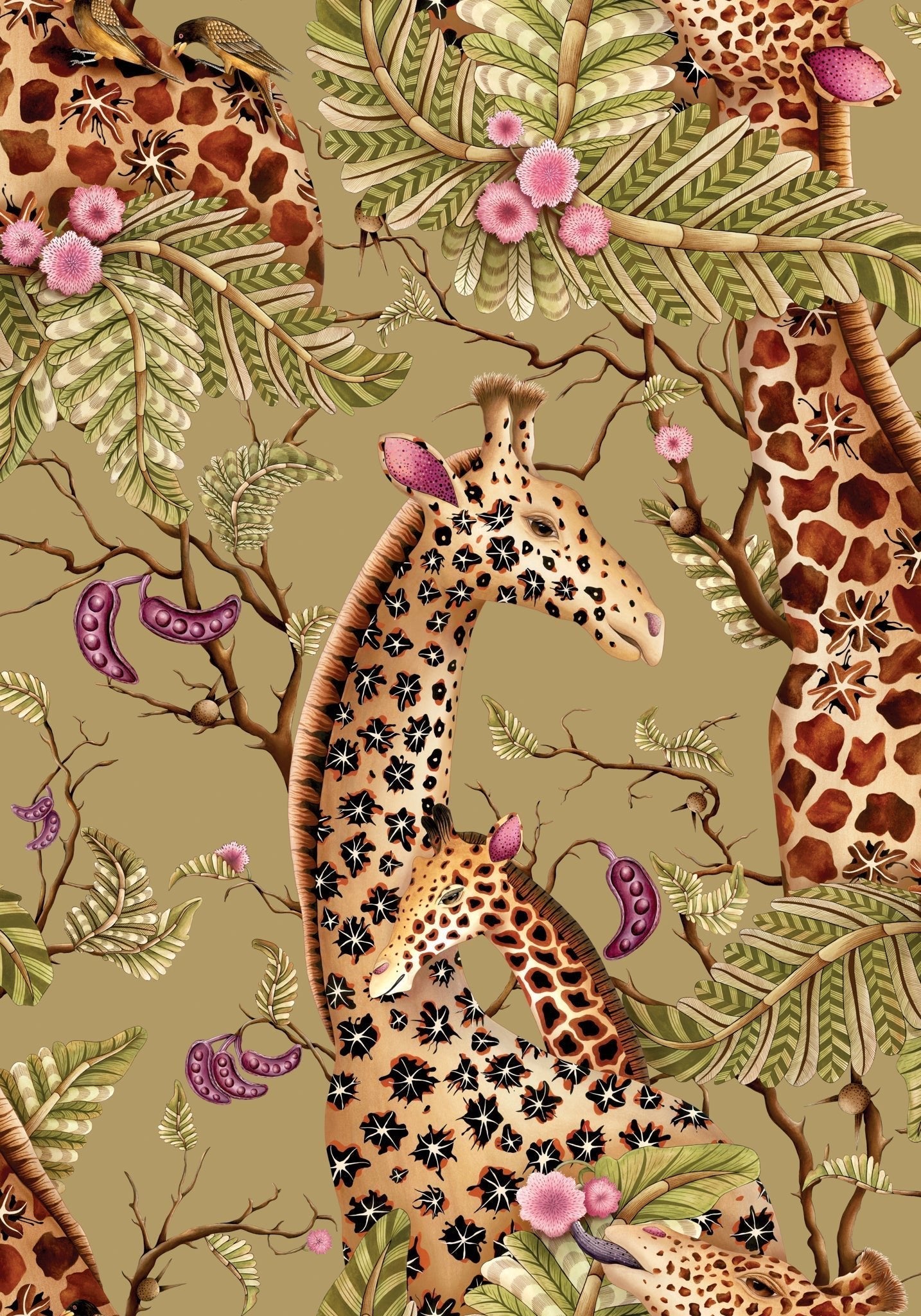 Cole & Son Royal Giraffe - Safari