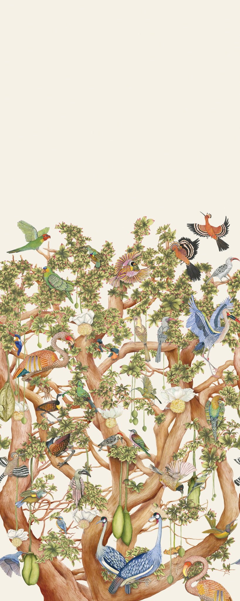 Cole & Son Tree of Life wallpaper - Stone