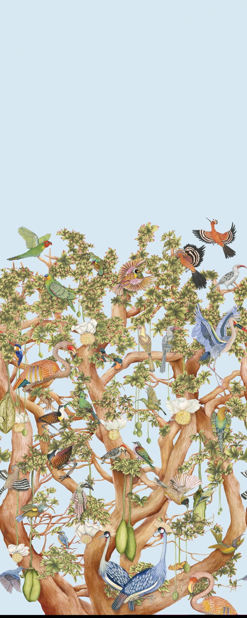 Cole & Son Tree of Life - Sky Blue