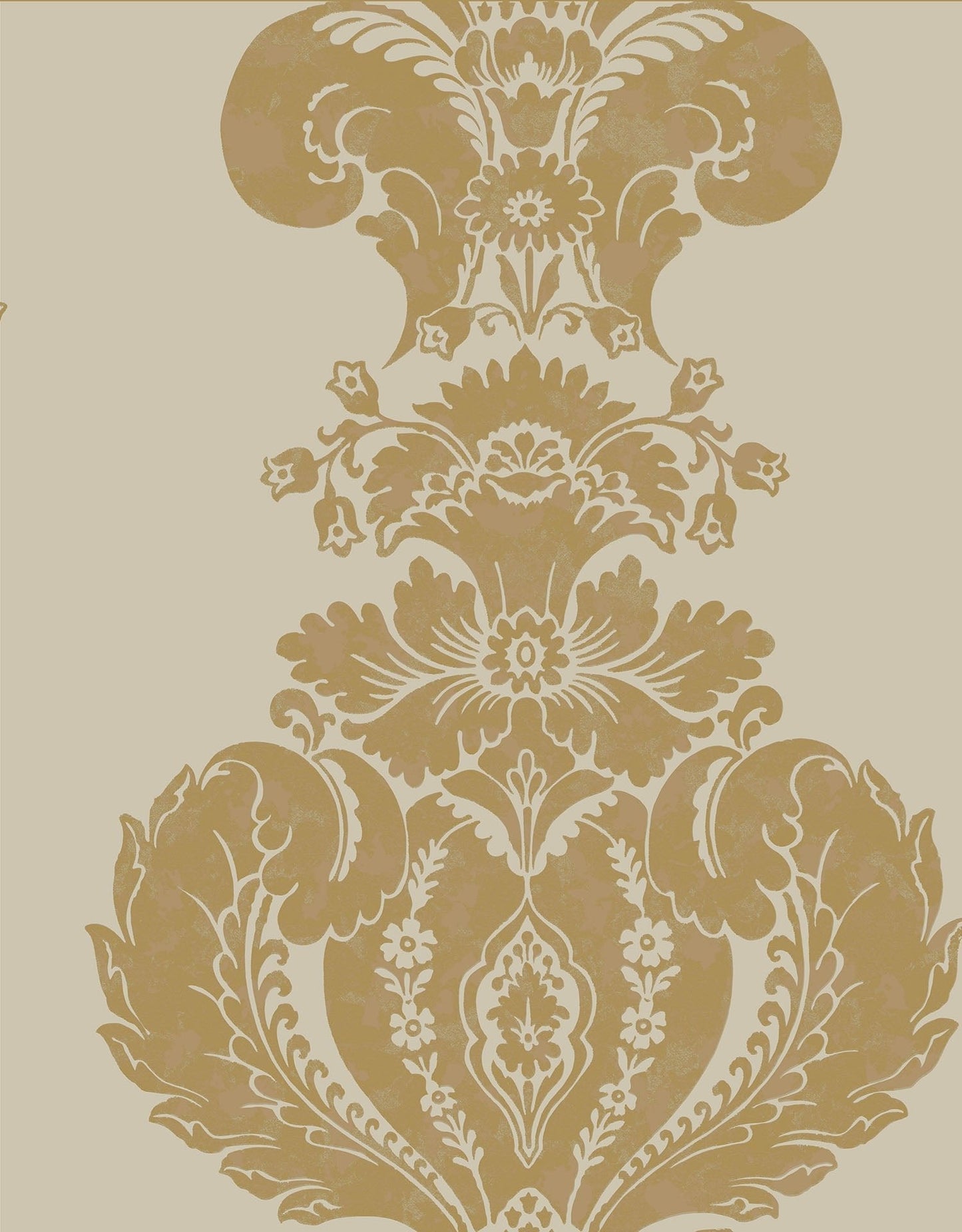 Cole & Son Baudelaire - Metallic Gold on Taupe