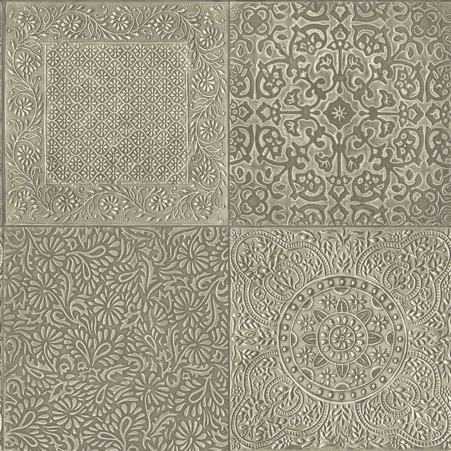 Cole & Son Bazaar - Metallic Gilver