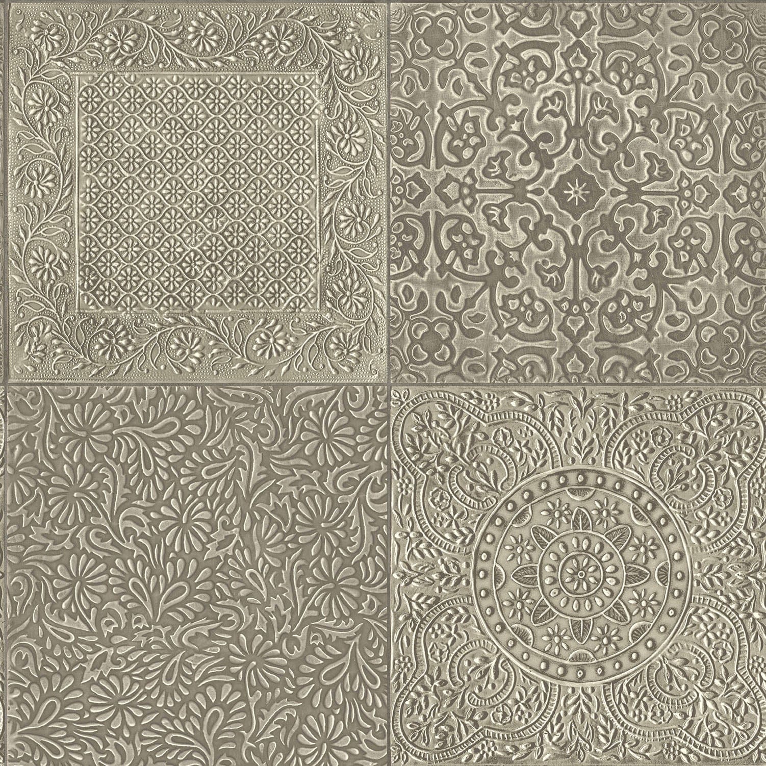 Cole & Son Bazaar - Metallic Gilver
