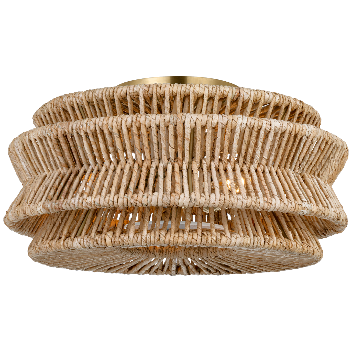 Visual Comfort | Chapman & Myers | Antigua Large Drum Semi-Flush Mount