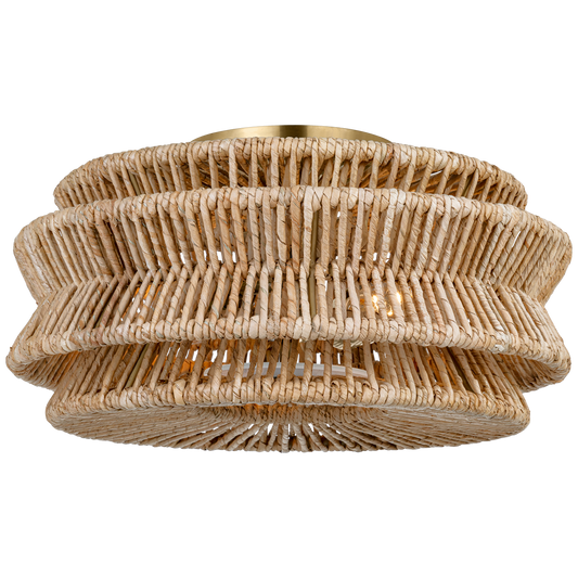 Visual Comfort | Chapman & Myers | Antigua Large Drum Semi-Flush Mount