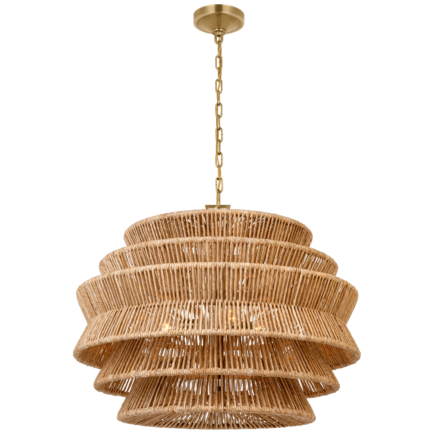 Visual Comfort | Chapman & Myers | Antigua Medium Drum Chandelier