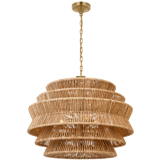 Visual Comfort | Chapman & Myers | Antigua Medium Drum Chandelier