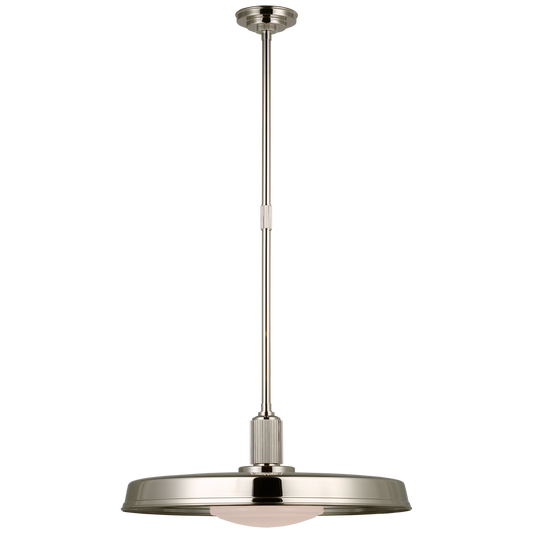 Ruhlmann 24 Factory Pendant - Polished Nickel