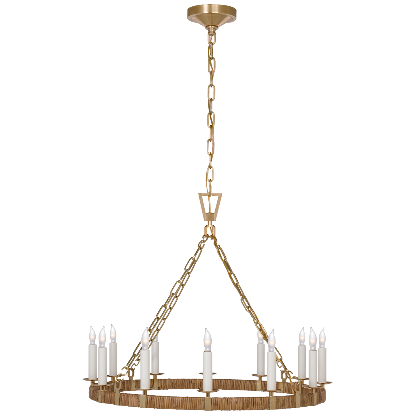Visual Comfort | Chapman & Myers | Darlana Medium Wrapped Ring Chandelier