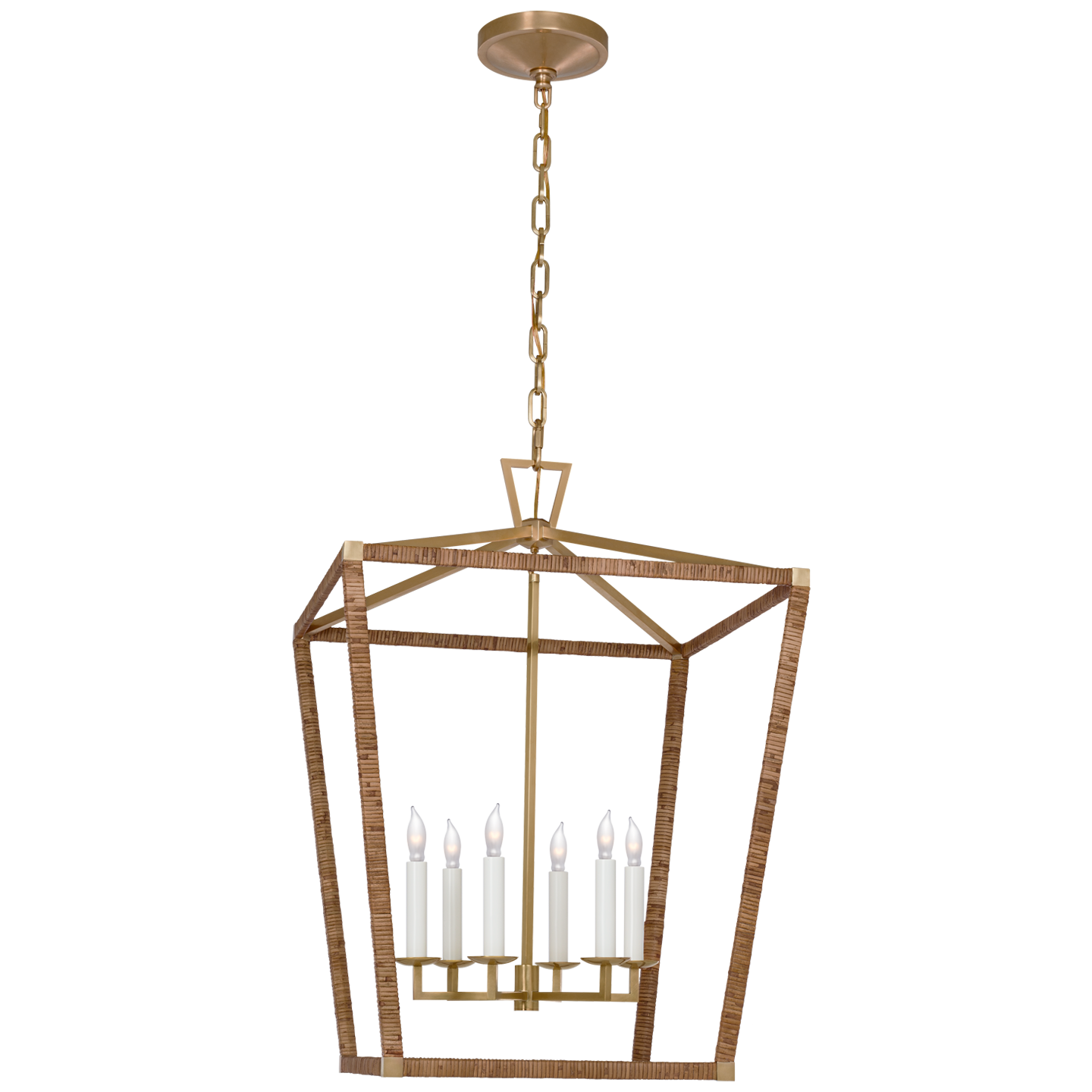 Visual Comfort | Chapman & Myers | Darlana Large Wrapped Lantern