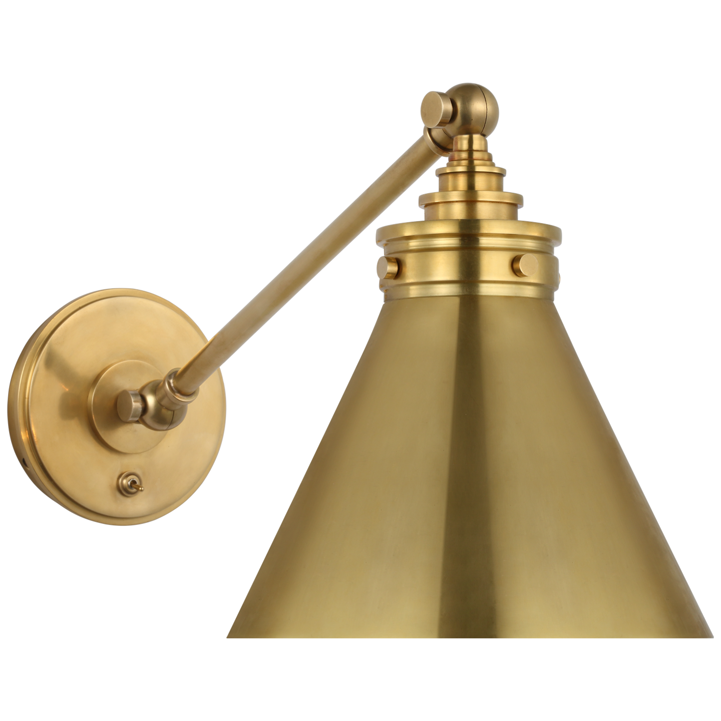 Visual Comfort | Chapman & Myers | Parkington Single Library Wall Light