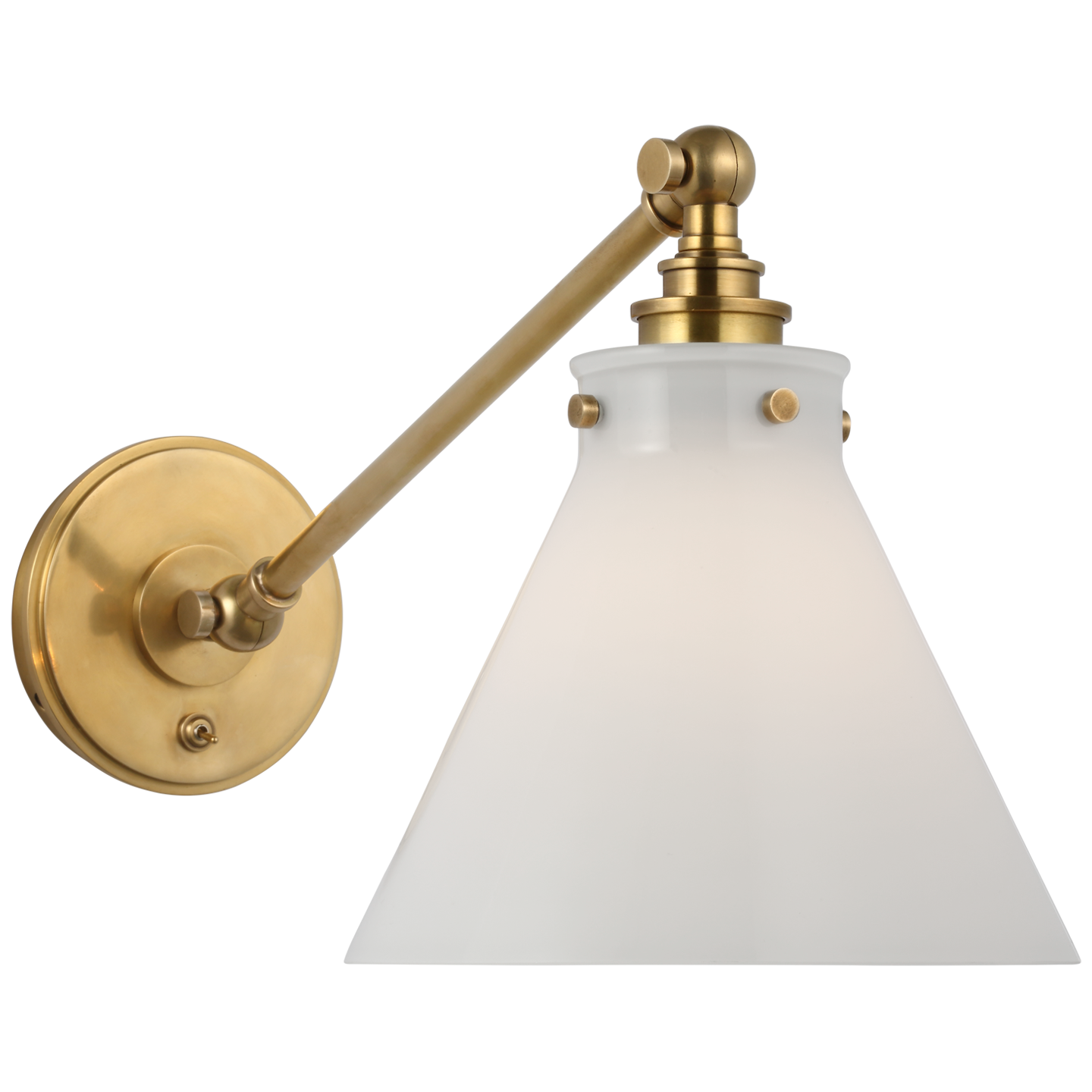 Visual Comfort | Chapman & Myers | Parkington Single Library Wall Light
