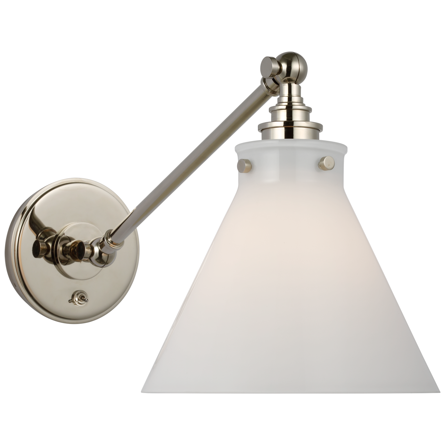 Visual Comfort | Chapman & Myers | Parkington Single Library Wall Light