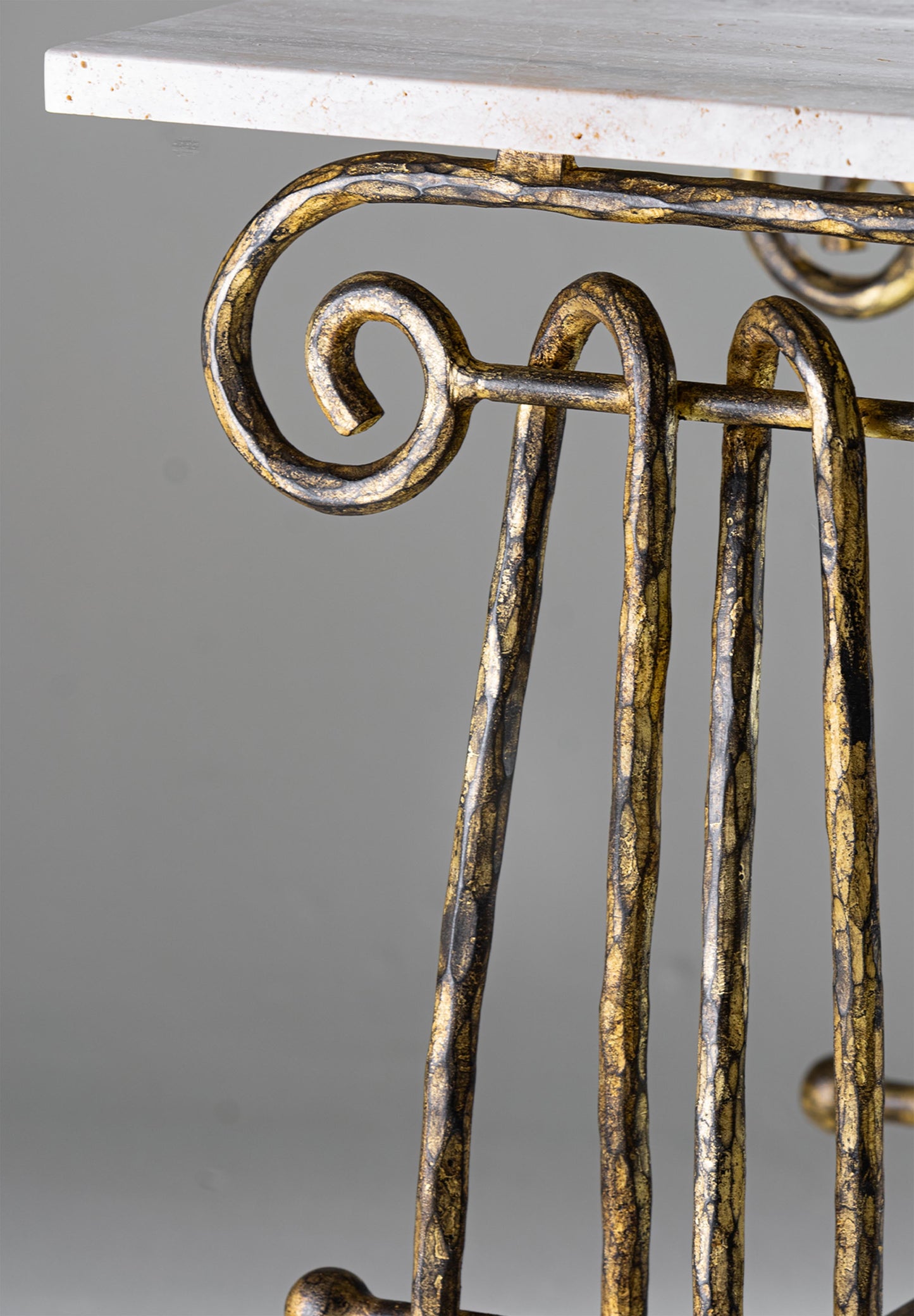 Pilaro Side Table - Distressed Gold