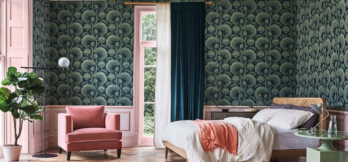 Cole & Son Fanfare Flock - interior