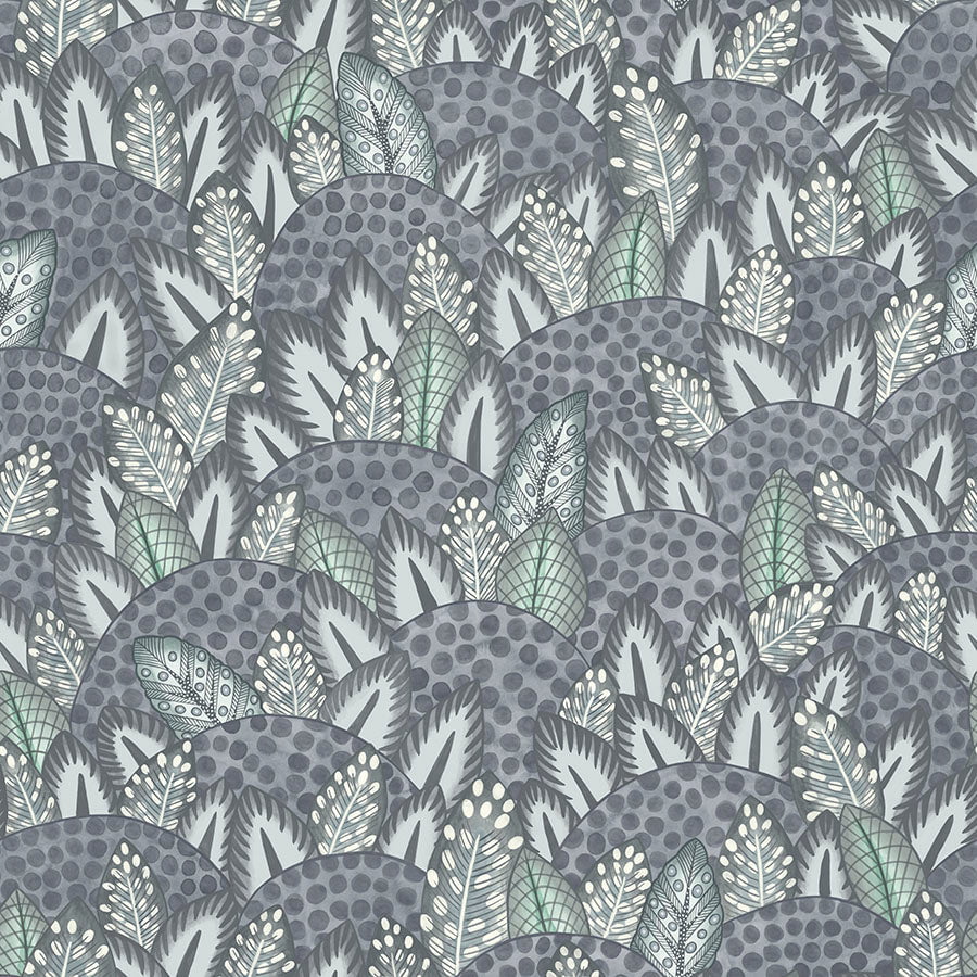 Cole & Son Zulu Terrain wallpaper - Slate & Duck Egg