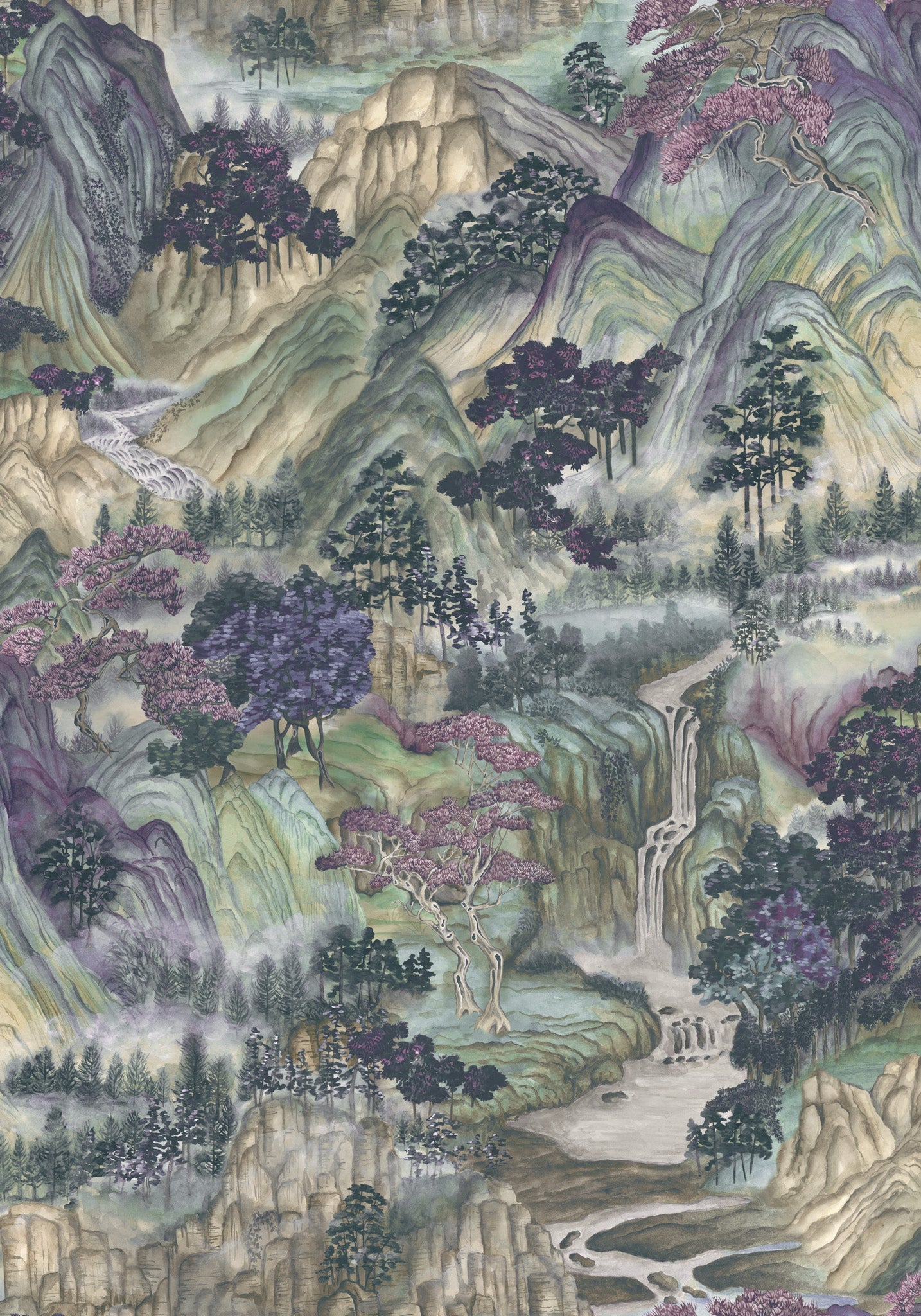 Cole & Son Mountainscape wallpaper - Original