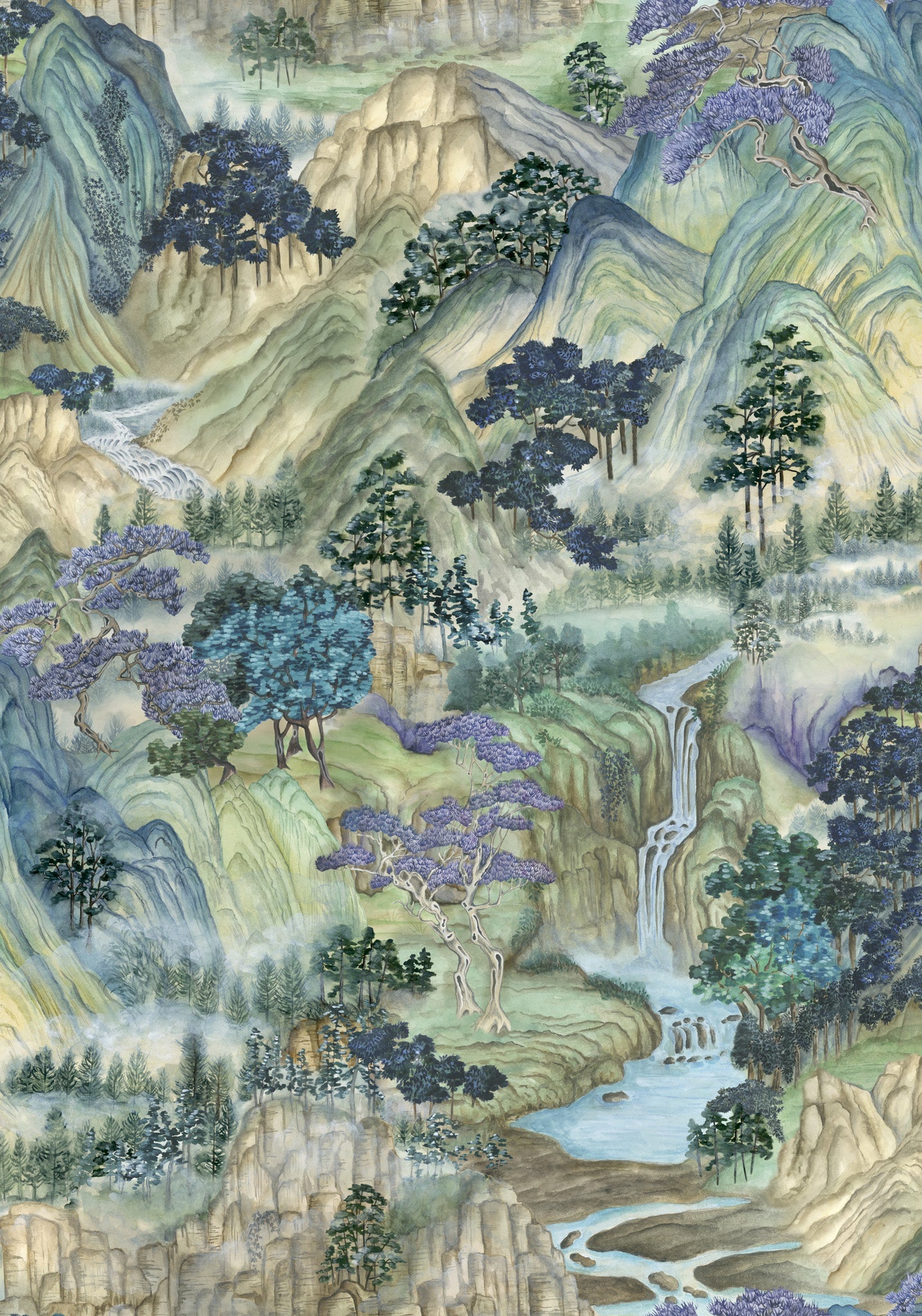 Cole & Son Mountainscape - Nocturnal