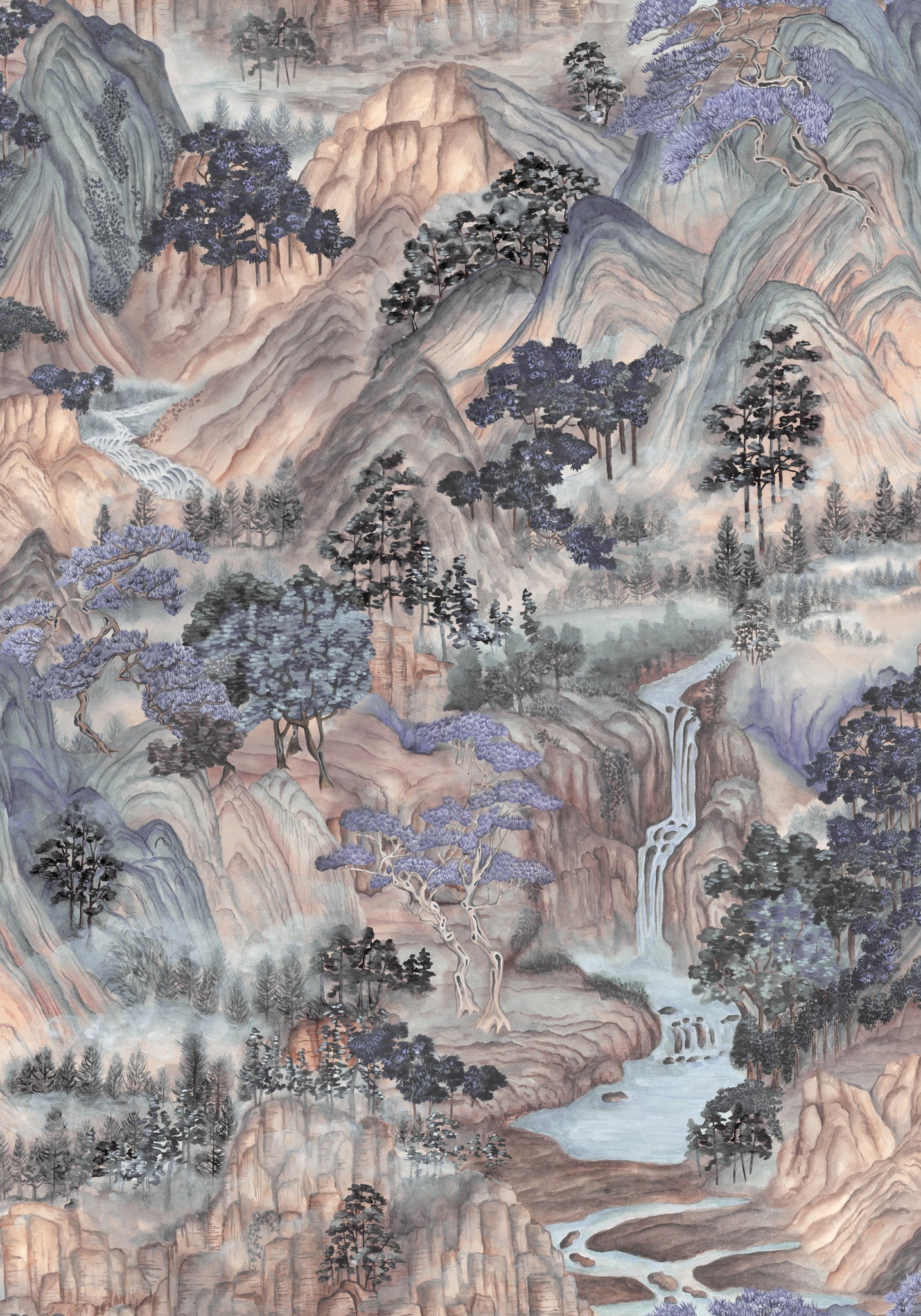 Cole & Son Mountainscape - Misty