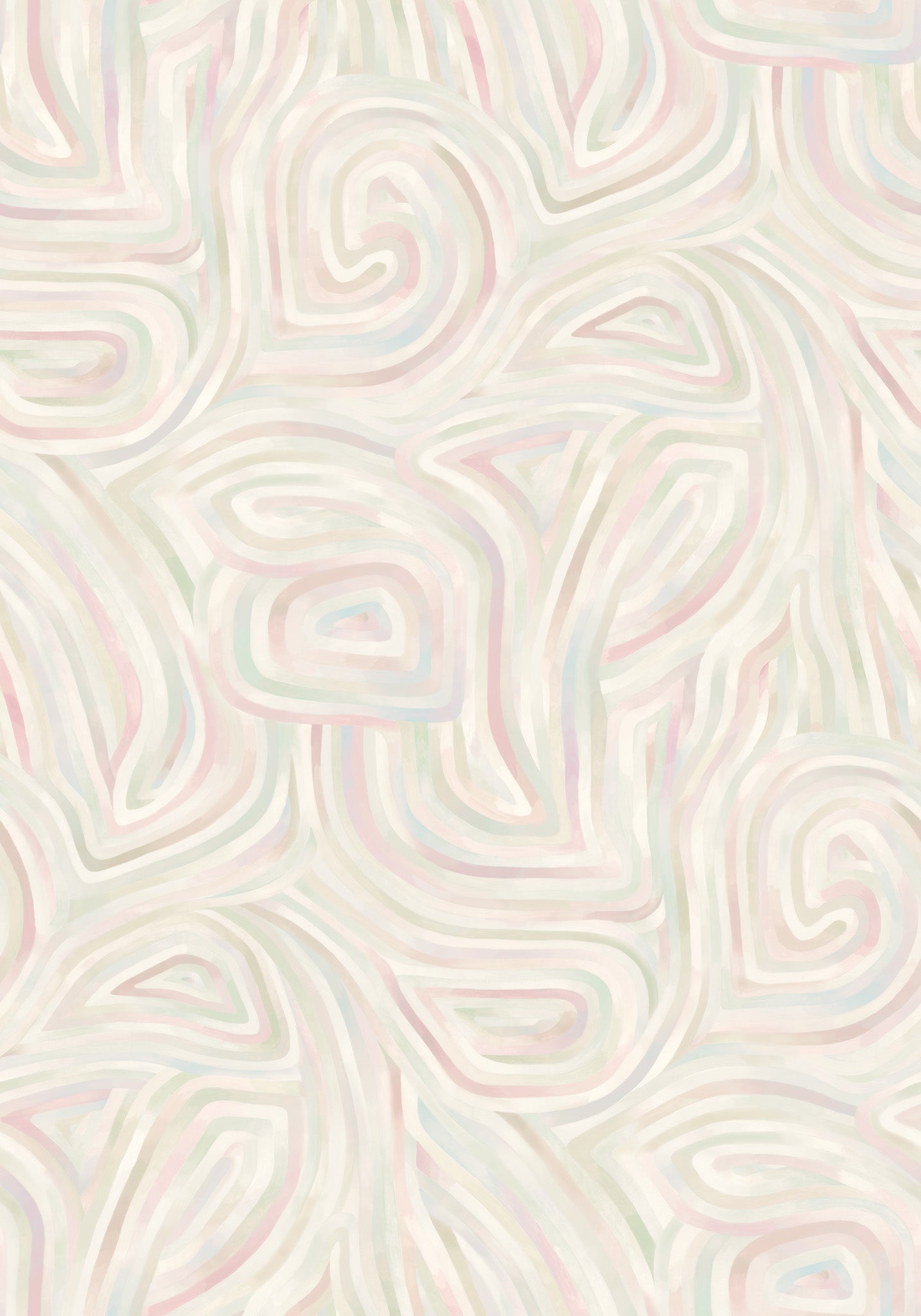 Cole & Son Kawakubo - Apple White & Rose