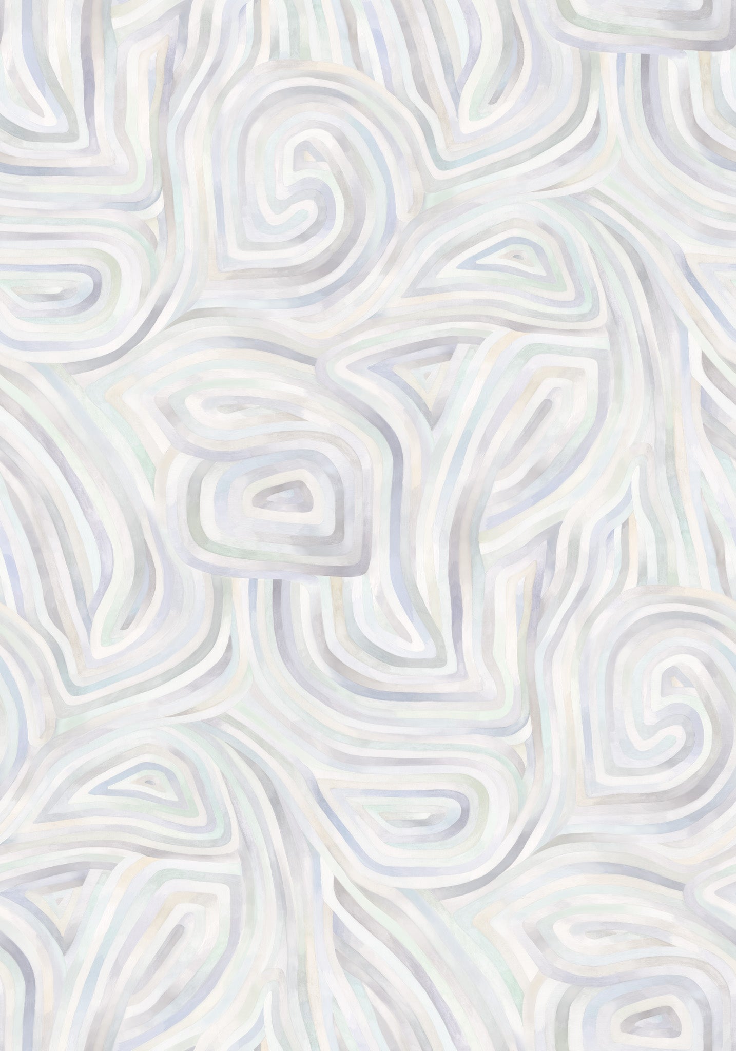 Cole & Son Kawakubo - Lavender & Soft Mint