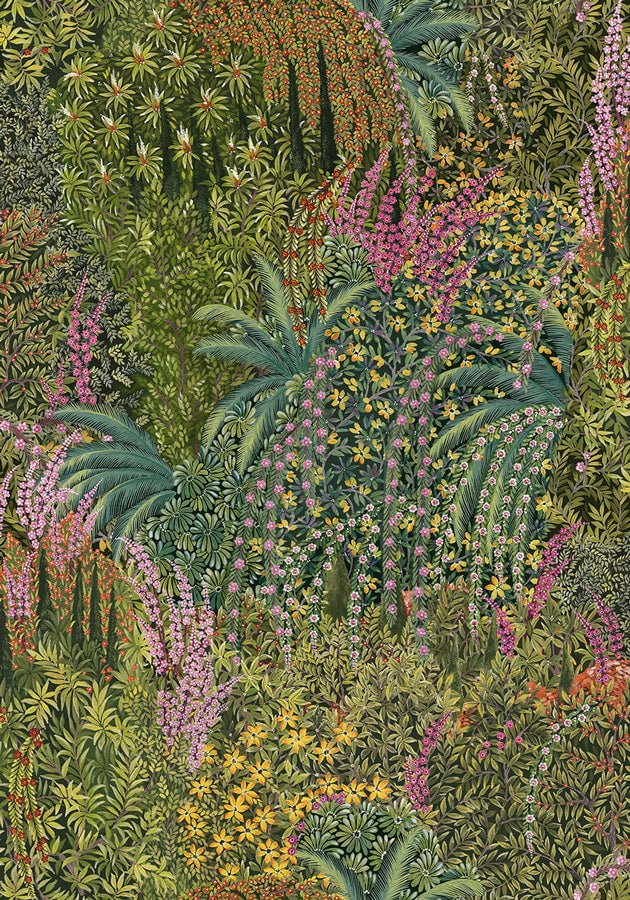 Cole & Son Cascade wallpaper - Leaf Green