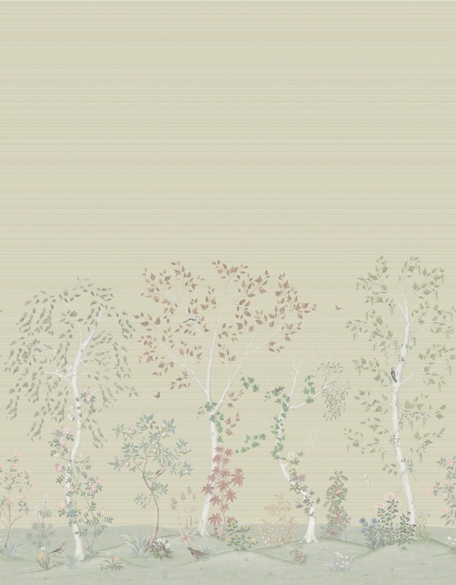 Cole & Son Seasonal Woods Grasscloth wallpaper - Oat Natural Grasscloth