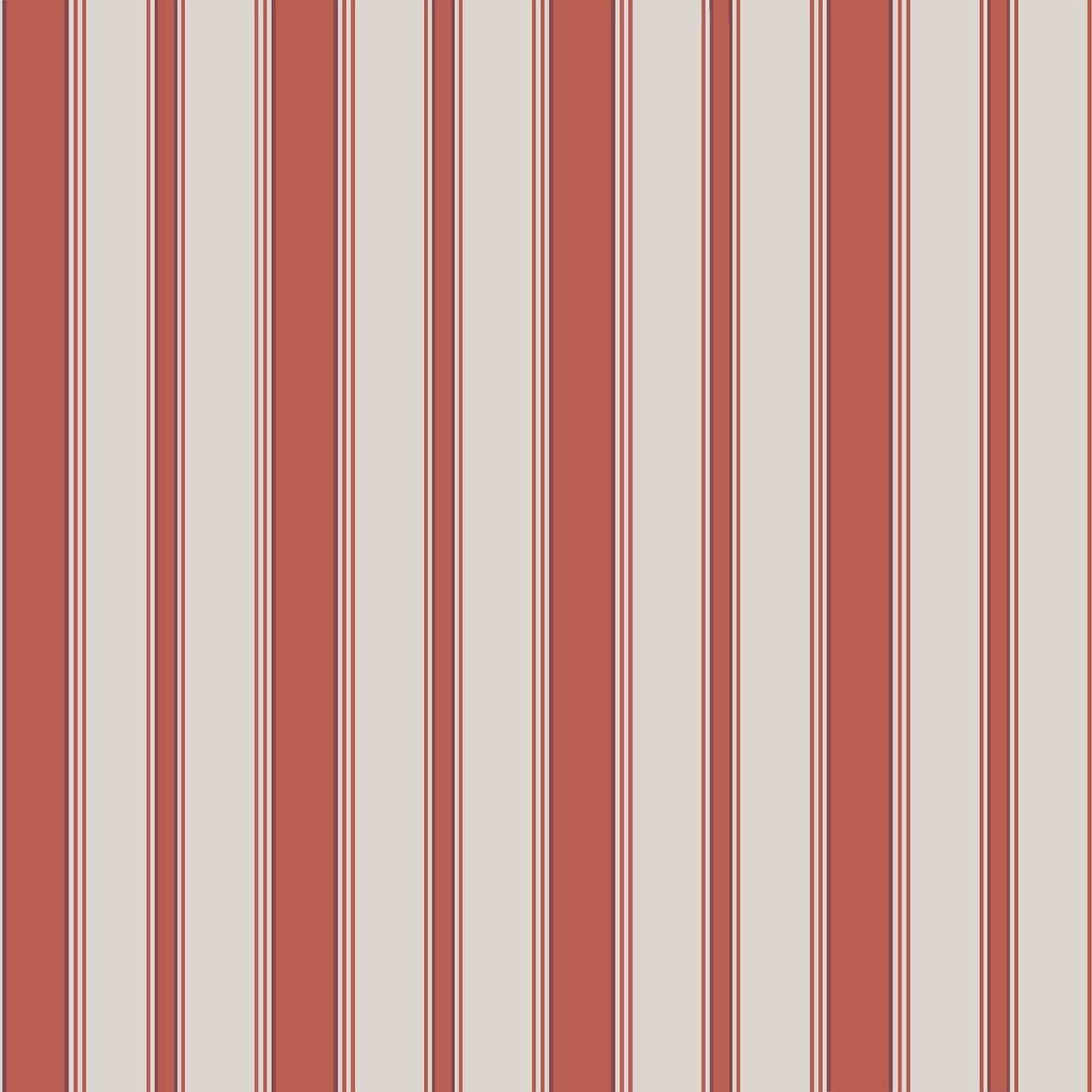 Cole & Son Cambridge Stripe - Red