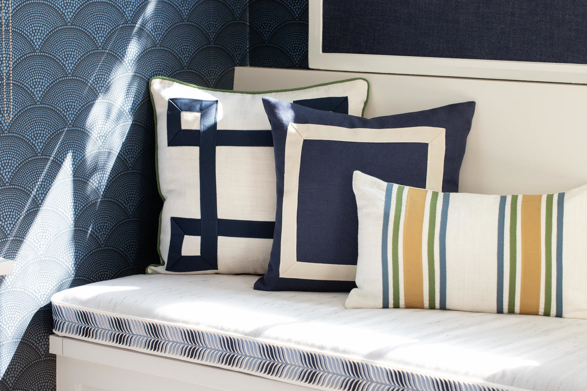 Samuel and Sons Treillage Embroidered Border — scenography