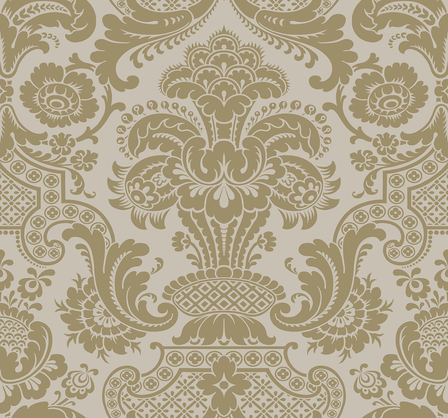 Cole & Son Carmen - Metallic Gilver on Linen