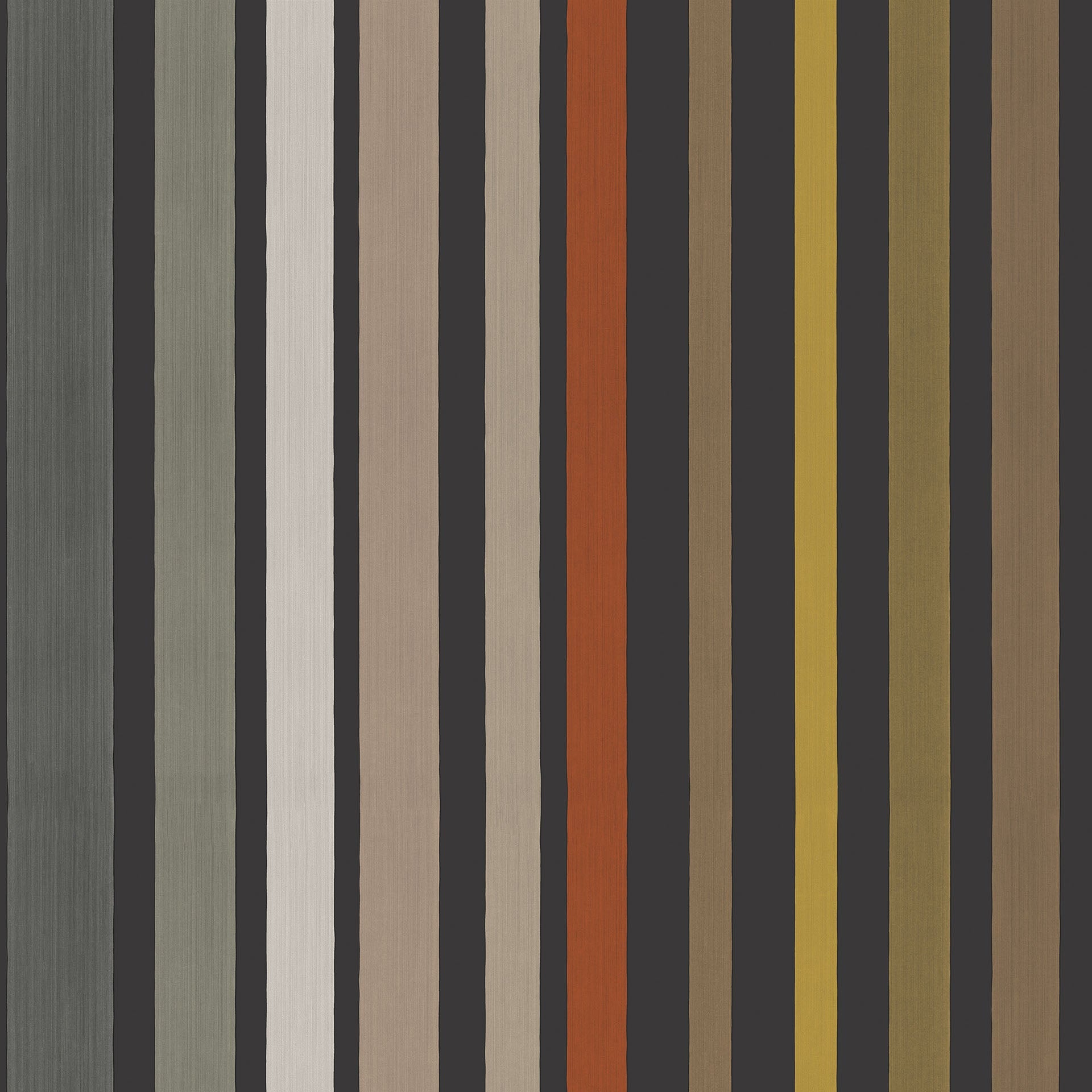 Cole & Son Carousel Stripe - Black & Multi
