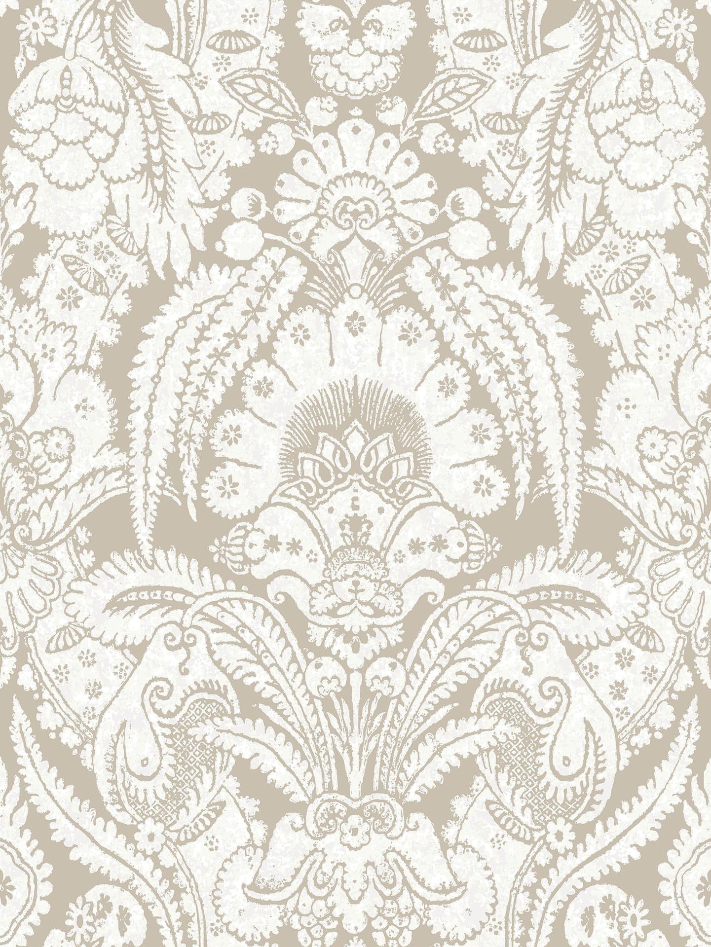 Cole & Son Chatterton wallpaper - Chalk on Stone