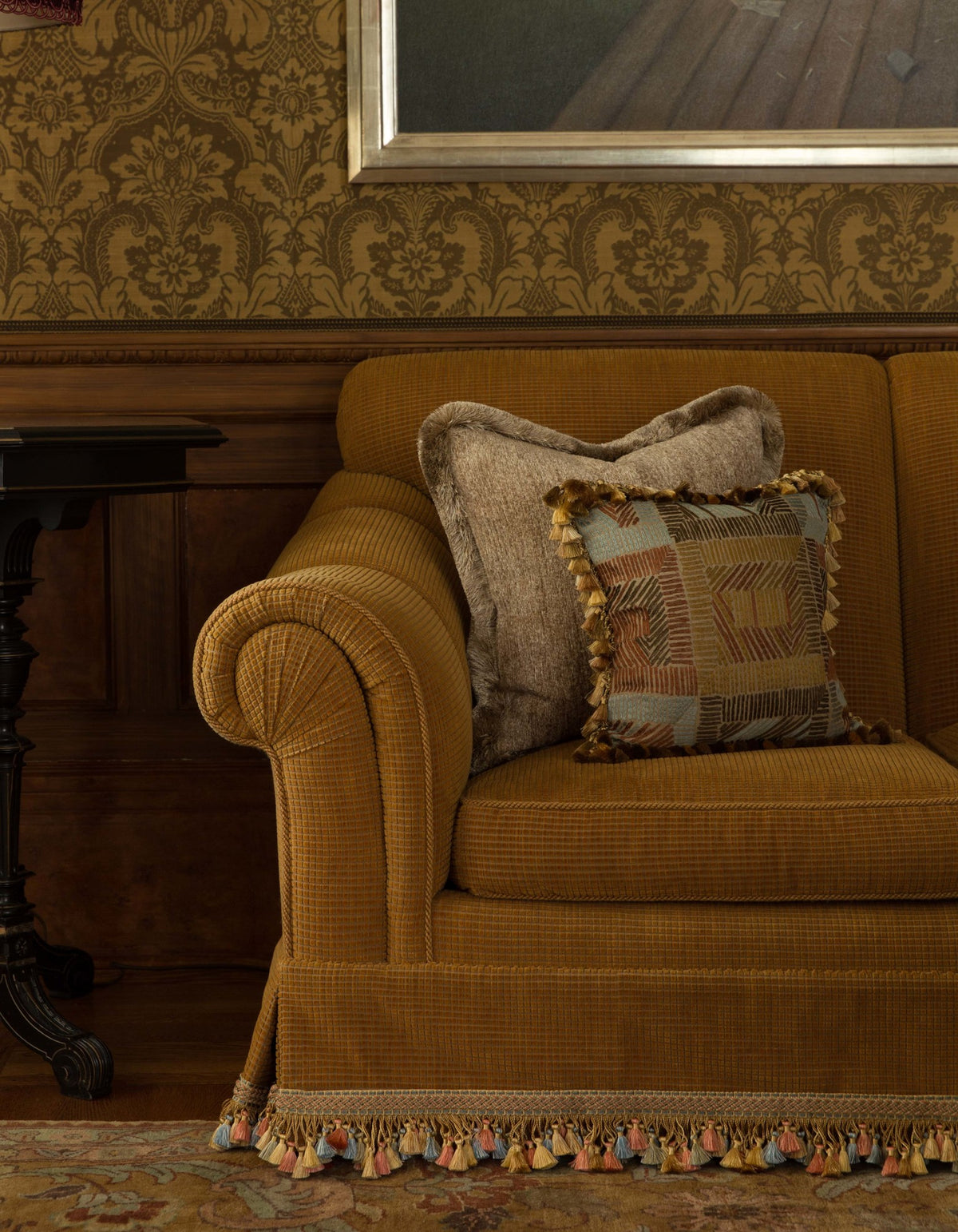 Samuel and Sons Chevallerie Scalloped Tassel Fringe — scenography