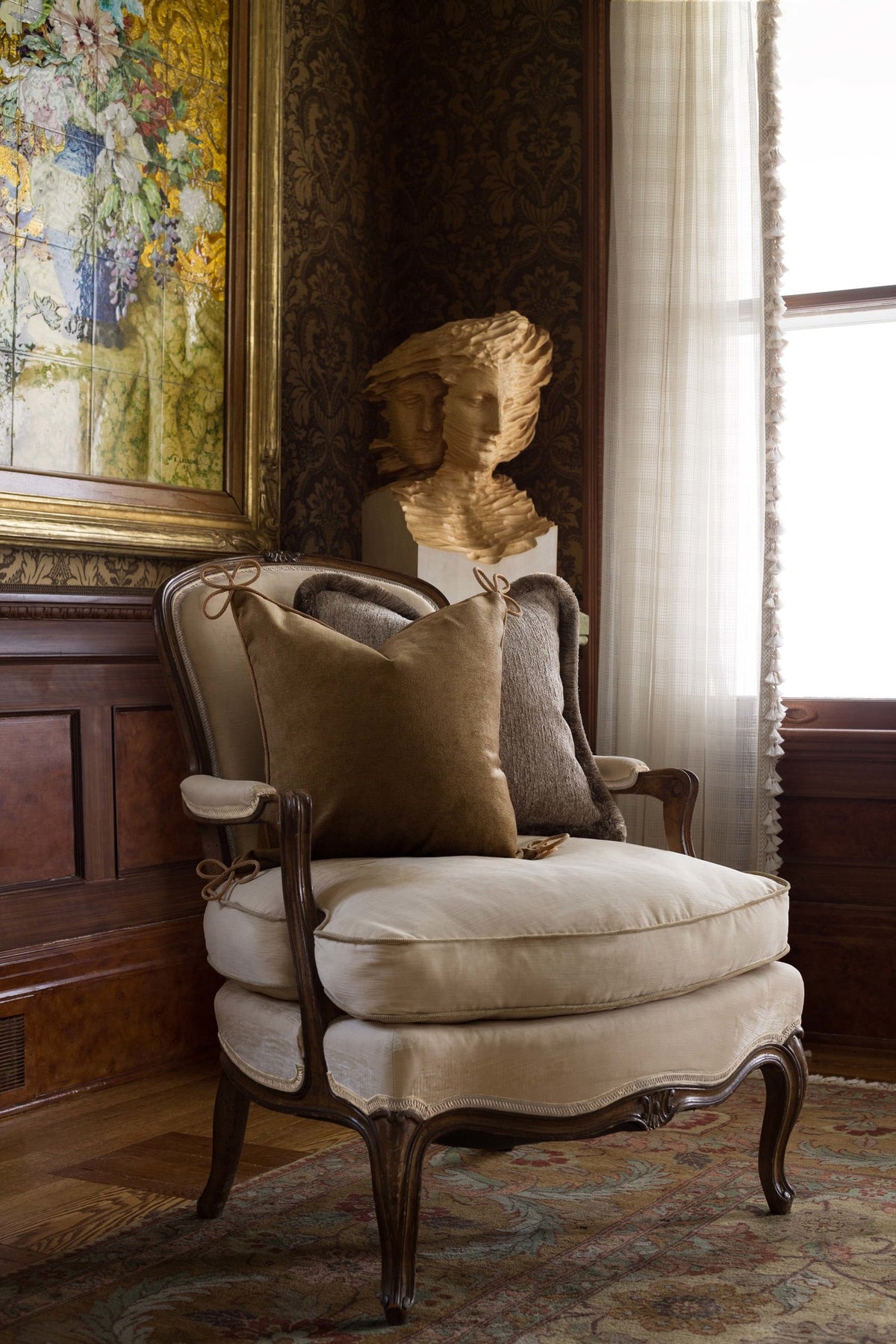 Samuel and Sons Chevallerie Scalloped Tassel Fringe — scenography