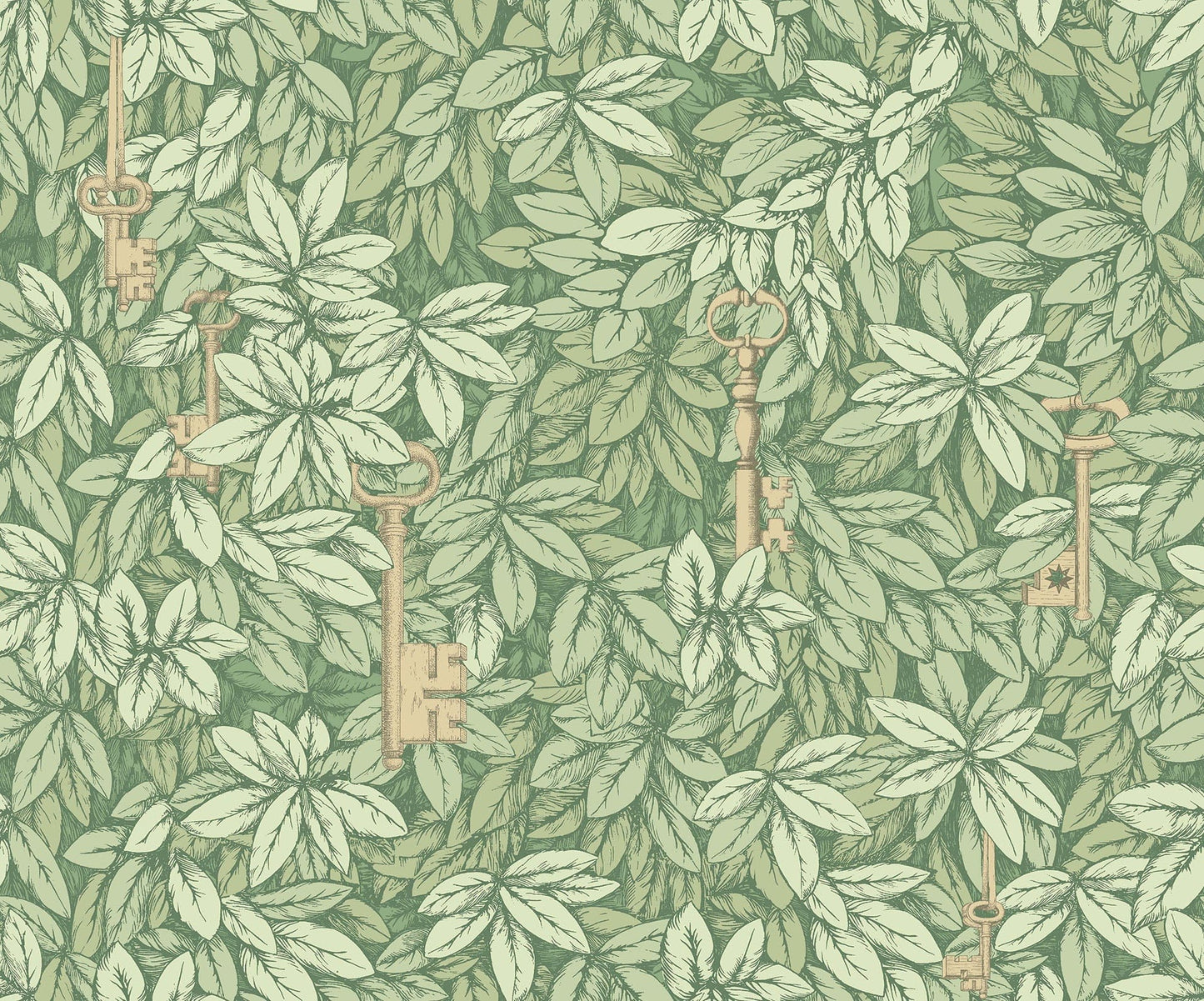Cole & Son Chiavi Segrete - Olive