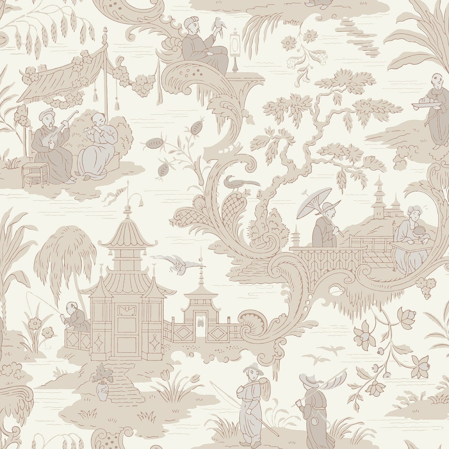 Cole & Son Chinese Toile - Parchment