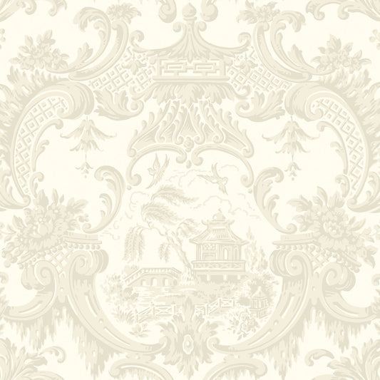 Cole & Son Chippendale China wallpaper - White