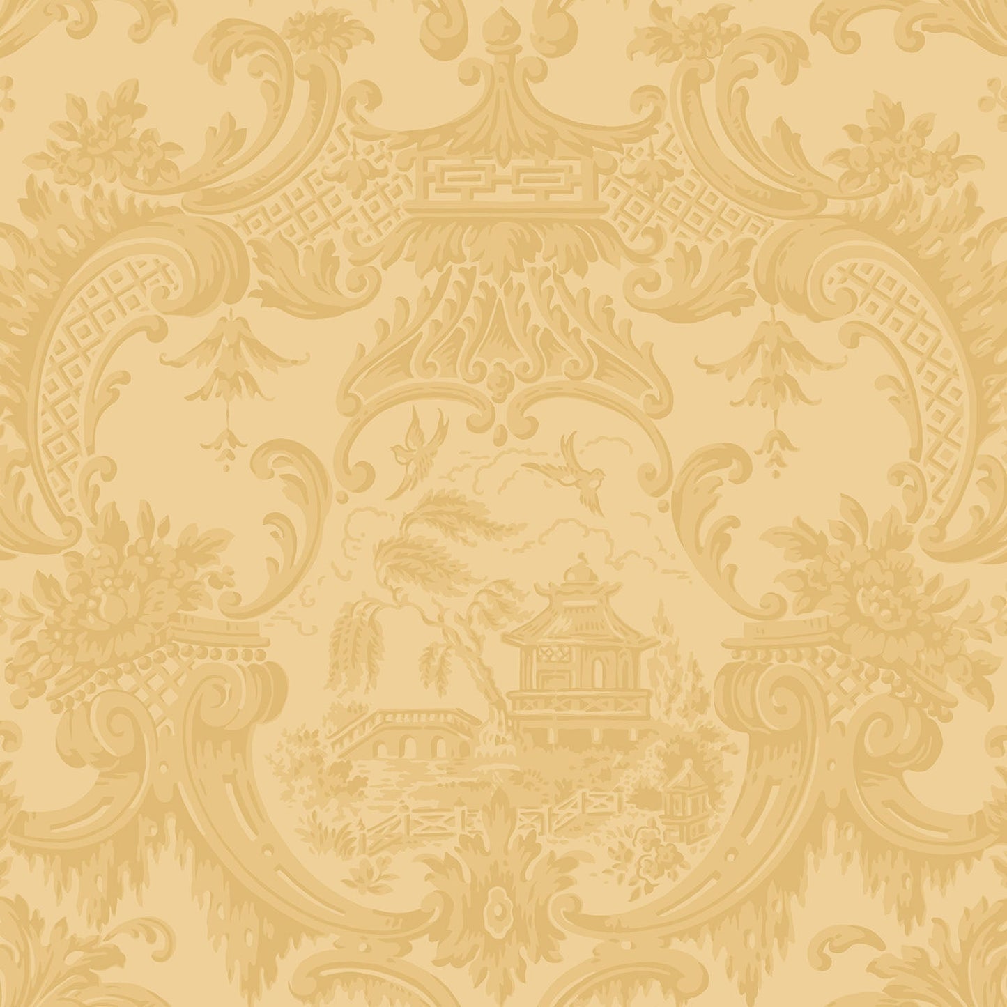 Cole & Son Chippendale China - Ochre