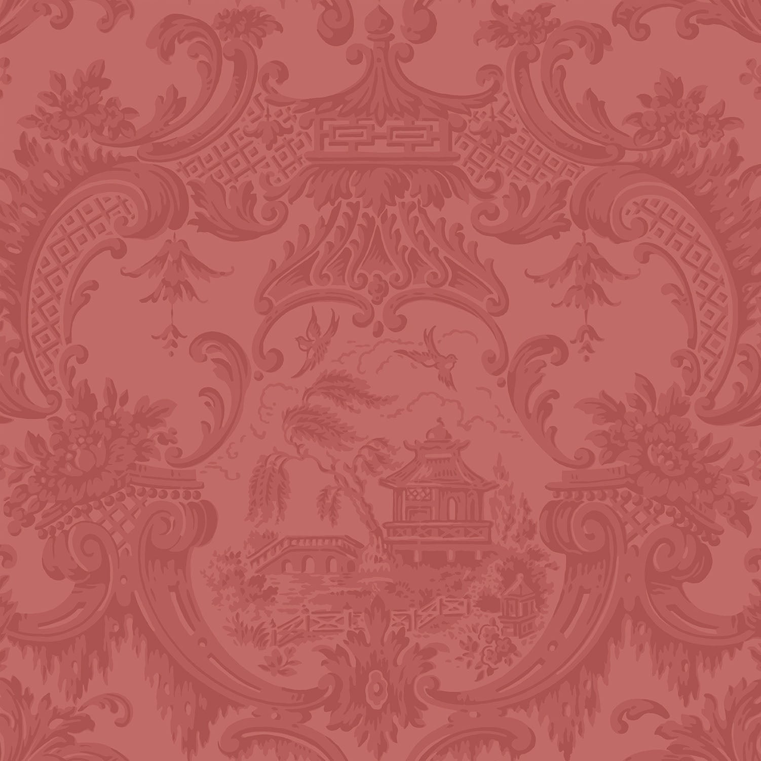 Cole & Son Chippendale China - Red