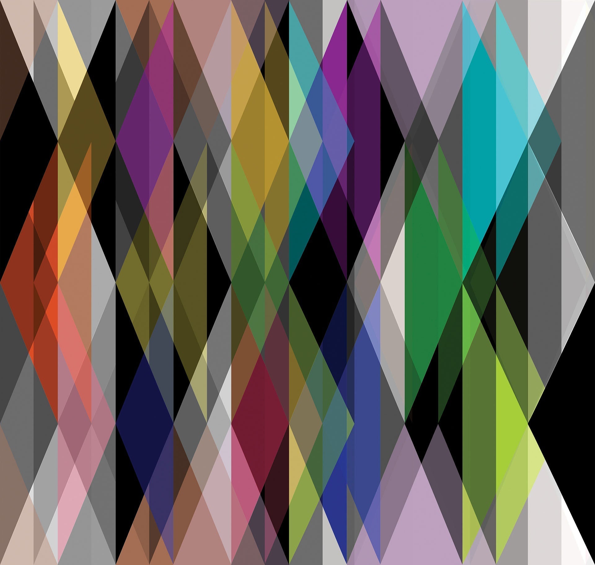 Cole & Son Circus wallpaper - Bright Multi on Purple