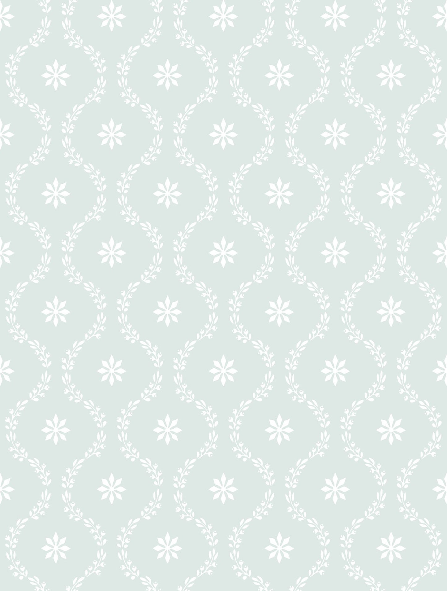 Cole & Son Clandon - Chalk on Pale Duck Egg