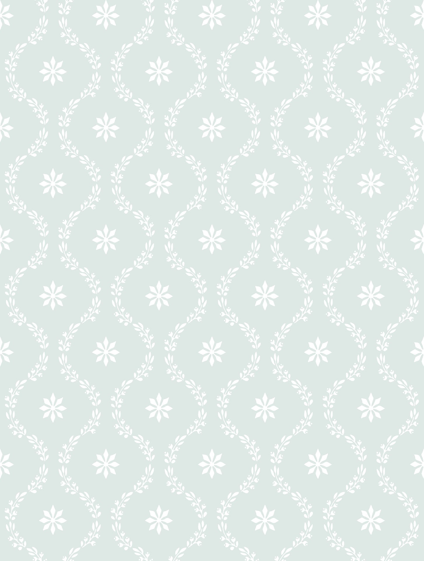 Cole & Son Clandon - Chalk on Pale Duck Egg