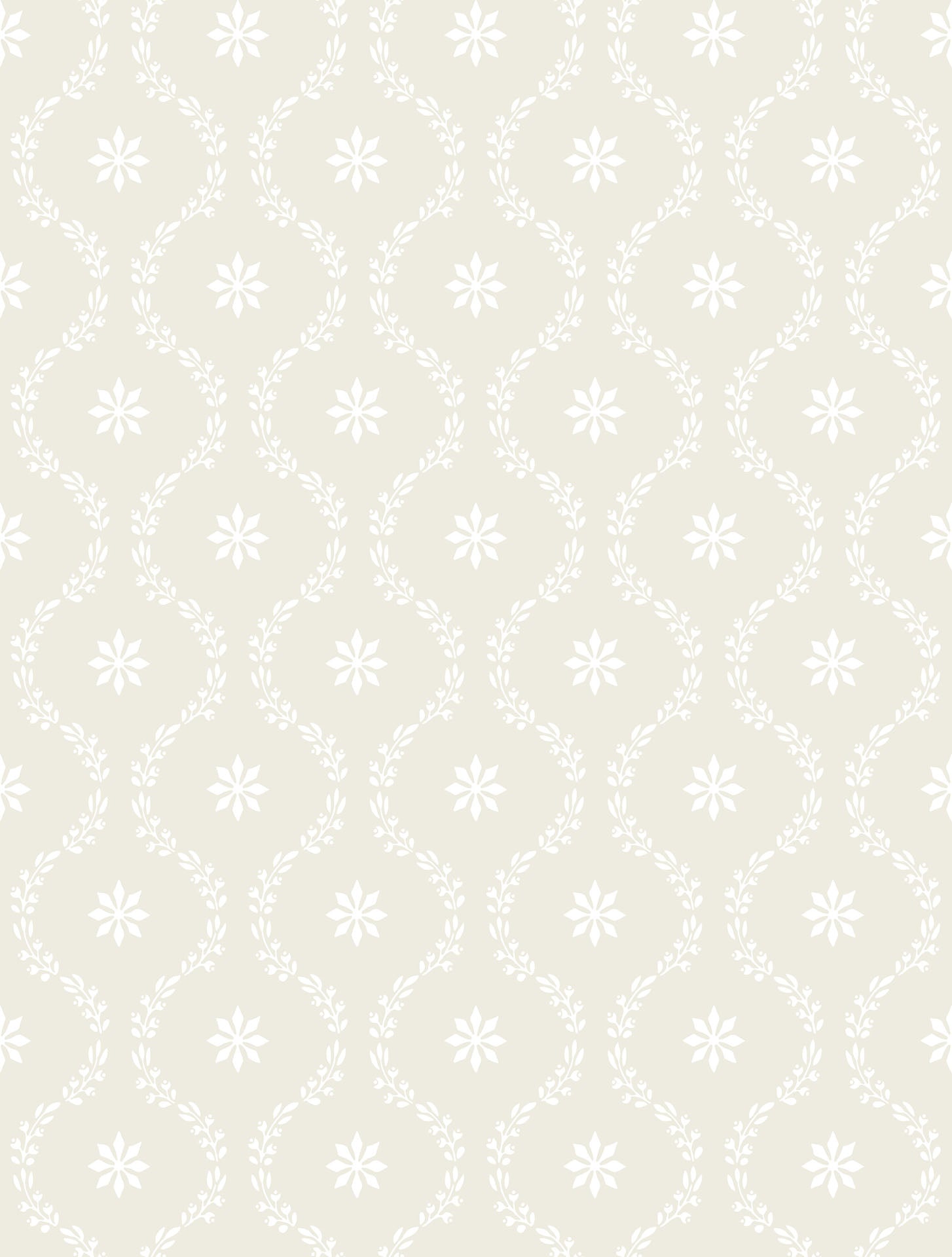 Cole & Son Clandon - Pale Cream on Cream