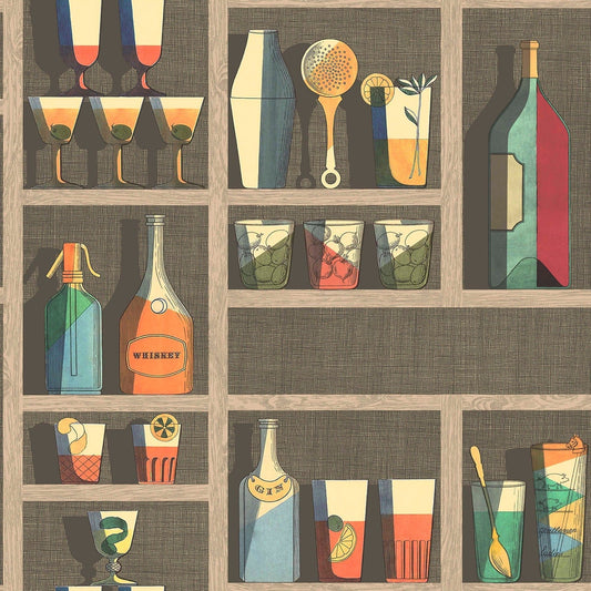 Cole & Son Cocktails wallpaper - Multi