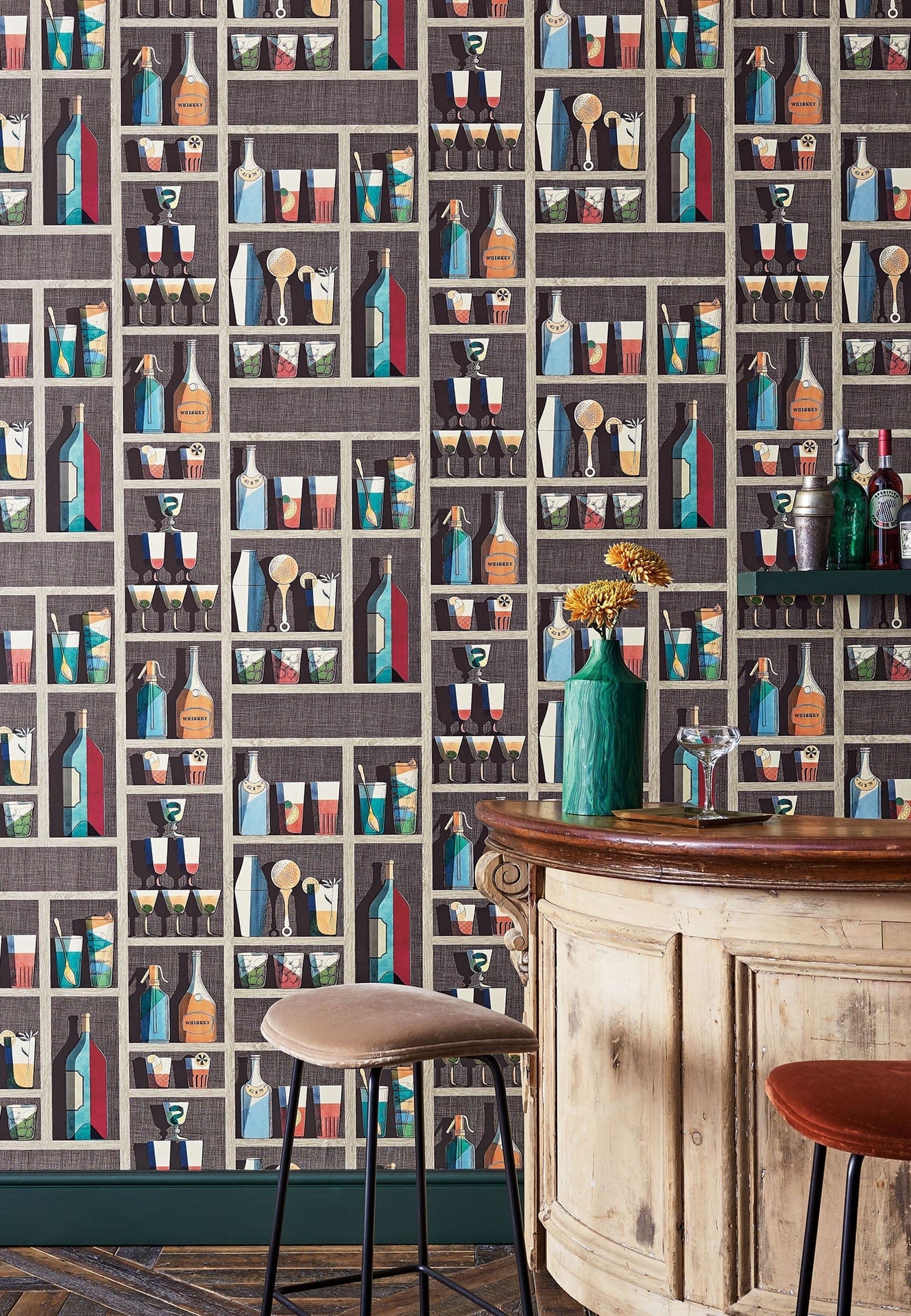 Cole & Son Cocktails - interior