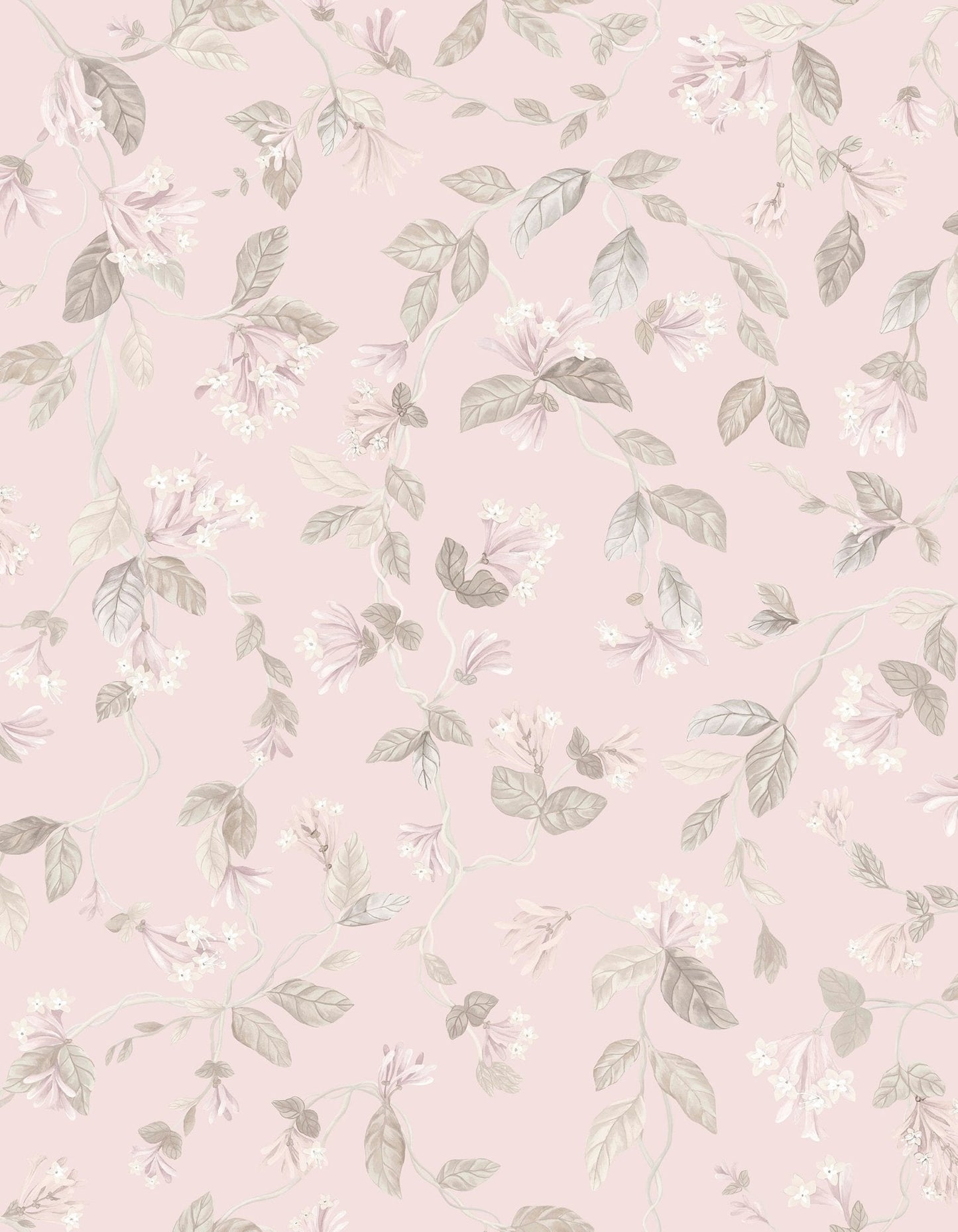 Cole & Son Flora - Stone on Rose Quartz