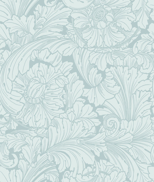 Cole & Son Acanthus wallpaper - Print Room Blue