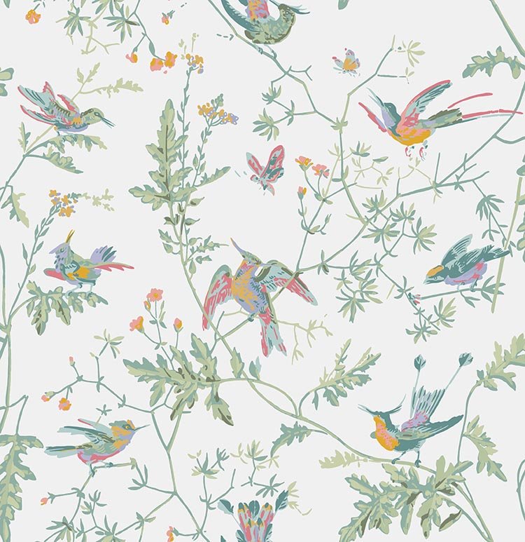 Cole & Son Hummingbirds - Pastel